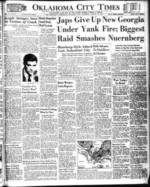 Oklahoma City Times (Oklahoma City, Okla.), Vol. 54, No. 85, Ed. 1 Saturday, August 28, 1943