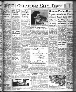 Oklahoma City Times (Oklahoma City, Okla.), Vol. 54, No. 138, Ed. 1 Friday, October 29, 1943