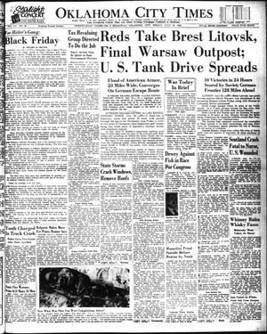 Oklahoma City Times (Oklahoma City, Okla.), Vol. 55, No. 58, Ed. 1 Friday, July 28, 1944
