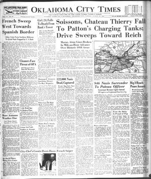 Oklahoma City Times (Oklahoma City, Okla.), Vol. 55, No. 85, Ed. 1 Tuesday, August 29, 1944