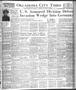 Thumbnail image of item number 1 in: 'Oklahoma City Times (Oklahoma City, Okla.), Vol. 55, No. 97, Ed. 1 Tuesday, September 12, 1944'.