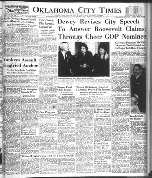 Oklahoma City Times (Oklahoma City, Okla.), Vol. 55, No. 108, Ed. 1 Monday, September 25, 1944