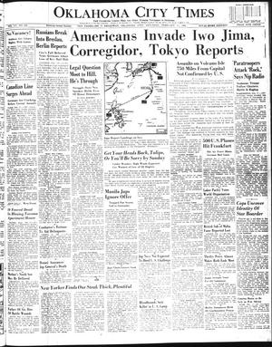 Oklahoma City Times (Oklahoma City, Okla.), Vol. 55, No. 233, Ed. 1 Saturday, February 17, 1945