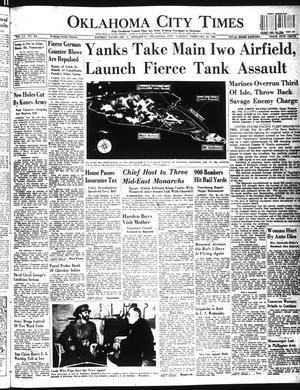 Oklahoma City Times (Oklahoma City, Okla.), Vol. 55, No. 235, Ed. 1 Tuesday, February 20, 1945