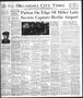 Thumbnail image of item number 1 in: 'Oklahoma City Times (Oklahoma City, Okla.), Vol. 55, No. 292, Ed. 1 Thursday, April 26, 1945'.