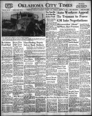 Oklahoma City Times (Oklahoma City, Okla.), Vol. 56, No. 165, Ed. 1 Thursday, November 29, 1945