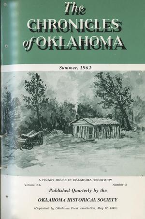 Chronicles of Oklahoma, Volume 40, Number 2, Summer 1962