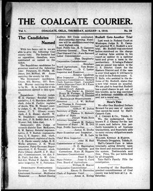 The Coalgate Courier. (Coalgate, Okla.), Vol. 1, No. 38, Ed. 1 Thursday, August 4, 1910