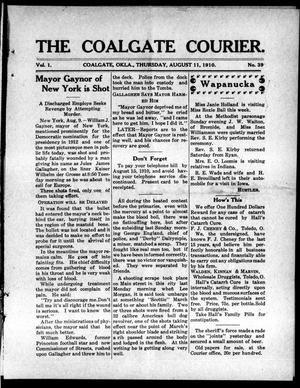 The Coalgate Courier. (Coalgate, Okla.), Vol. 1, No. 39, Ed. 1 Thursday, August 11, 1910