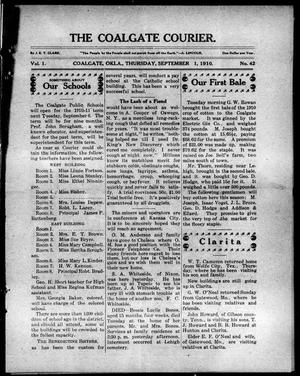 The Coalgate Courier. (Coalgate, Okla.), Vol. 1, No. 42, Ed. 1 Thursday, September 1, 1910