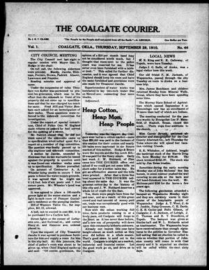 The Coalgate Courier. (Coalgate, Okla.), Vol. 1, No. 46, Ed. 1 Thursday, September 29, 1910