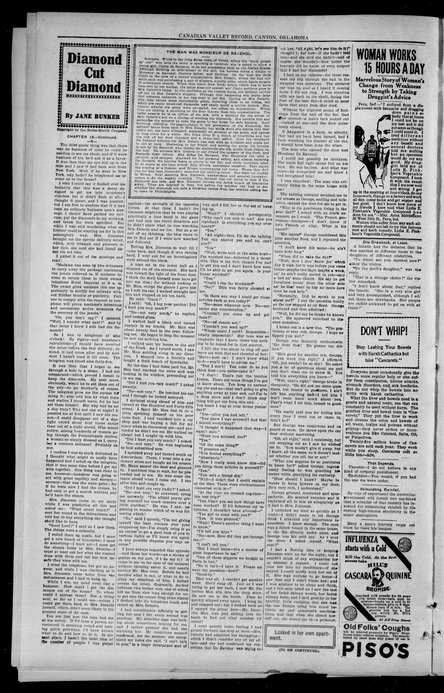 Canadian Valley Record (Canton, Okla.), Vol. 9, No. 28, Ed. 1 Thursday, December 18, 1919
                                                
                                                    [Sequence #]: 2 of 8
                                                