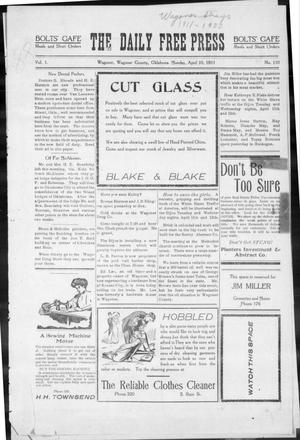 The Daily Free Press (Wagoner, Okla.), Vol. 1, No. 110, Ed. 1 Monday, April 10, 1911