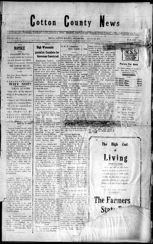 Cotton County News (Devol, Okla.), Vol. 10, No. 8, Ed. 1 Friday, April 12, 1918