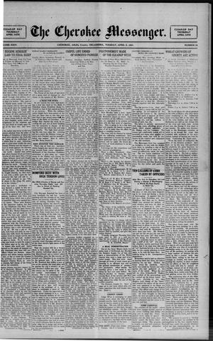 Primary view of object titled 'The Cherokee Messenger. (Cherokee, Okla.), Vol. 24, No. 36, Ed. 1 Tuesday, April 5, 1921'.