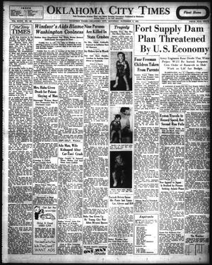 Oklahoma City Times (Oklahoma City, Okla.), Vol. 48, No. 146, Ed. 1 Saturday, November 6, 1937