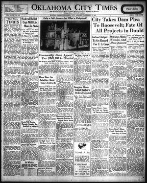 Oklahoma City Times (Oklahoma City, Okla.), Vol. 48, No. 147, Ed. 1 Monday, November 8, 1937