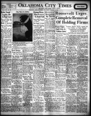 Oklahoma City Times (Oklahoma City, Okla.), Vol. 48, No. 204, Ed. 1 Friday, January 14, 1938