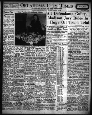 Oklahoma City Times (Oklahoma City, Okla.), Vol. 48, No. 211, Ed. 1 Saturday, January 22, 1938