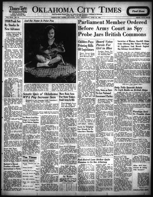 Primary view of object titled 'Oklahoma City Times (Oklahoma City, Okla.), Vol. 49, No. 33, Ed. 1 Wednesday, June 29, 1938'.