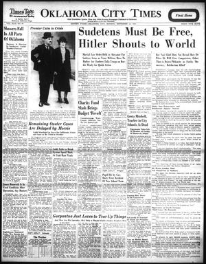 Oklahoma City Times (Oklahoma City, Okla.), Vol. 49, No. 97, Ed. 1 Monday, September 12, 1938