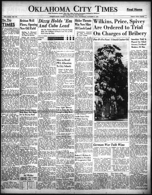 Oklahoma City Times (Oklahoma City, Okla.), Vol. 49, No. 118, Ed. 1 Thursday, October 6, 1938