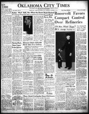 Oklahoma City Times (Oklahoma City, Okla.), Vol. 49, No. 130, Ed. 1 Thursday, October 20, 1938