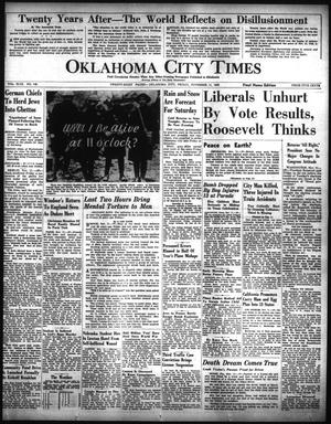 Oklahoma City Times (Oklahoma City, Okla.), Vol. 49, No. 149, Ed. 1 Friday, November 11, 1938