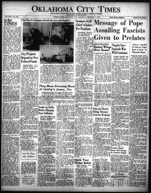 Oklahoma City Times (Oklahoma City, Okla.), Vol. 49, No. 228, Ed. 1 Saturday, February 11, 1939