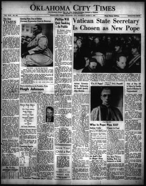 Oklahoma City Times (Oklahoma City, Okla.), Vol. 49, No. 244, Ed. 1 Thursday, March 2, 1939