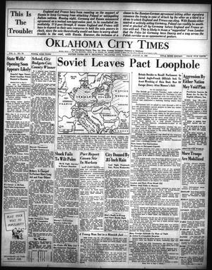 Oklahoma City Times (Oklahoma City, Okla.), Vol. 50, No. 78, Ed. 1 Tuesday, August 22, 1939