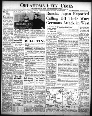 Primary view of object titled 'Oklahoma City Times (Oklahoma City, Okla.), Vol. 50, No. 99, Ed. 1 Friday, September 15, 1939'.