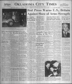 Oklahoma City Times (Oklahoma City, Okla.), Vol. 57, No. 38, Ed. 2 Tuesday, March 12, 1946