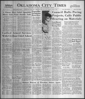 Oklahoma City Times (Oklahoma City, Okla.), Vol. 57, No. 62, Ed. 1 Tuesday, April 9, 1946