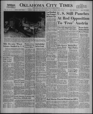 Oklahoma City Times (Oklahoma City, Okla.), Vol. 57, No. 77, Ed. 1 Saturday, April 27, 1946