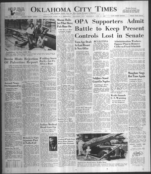 Oklahoma City Times (Oklahoma City, Okla.), Vol. 57, No. 116, Ed. 2 Wednesday, June 12, 1946