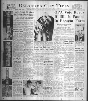 Oklahoma City Times (Oklahoma City, Okla.), Vol. 57, No. 117, Ed. 1 Thursday, June 13, 1946
