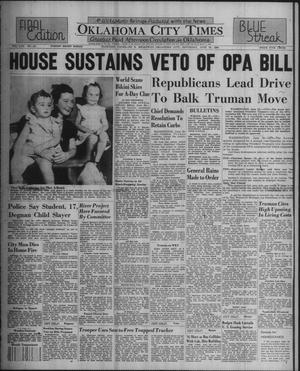 Oklahoma City Times (Oklahoma City, Okla.), Vol. 57, No. 131, Ed. 3 Saturday, June 29, 1946