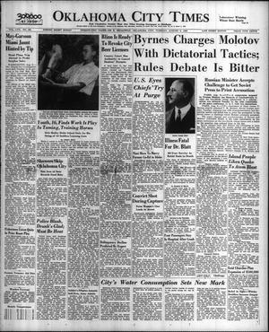 Oklahoma City Times (Oklahoma City, Okla.), Vol. 57, No. 163, Ed. 2 Tuesday, August 6, 1946