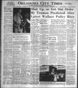 Oklahoma City Times (Oklahoma City, Okla.), Vol. 57, No. 199, Ed. 1 Wednesday, September 18, 1946