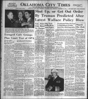 Oklahoma City Times (Oklahoma City, Okla.), Vol. 57, No. 199, Ed. 2 Wednesday, September 18, 1946