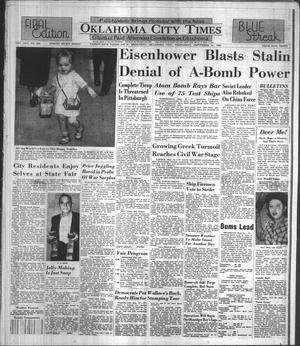 Oklahoma City Times (Oklahoma City, Okla.), Vol. 57, No. 205, Ed. 3 Wednesday, September 25, 1946