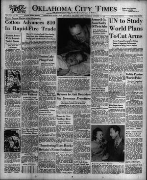 Oklahoma City Times (Oklahoma City, Okla.), Vol. 57, No. 236, Ed. 1 Thursday, October 31, 1946