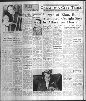 Oklahoma City Times (Oklahoma City, Okla.), Vol. 57, No. 244, Ed. 3 Saturday, November 9, 1946