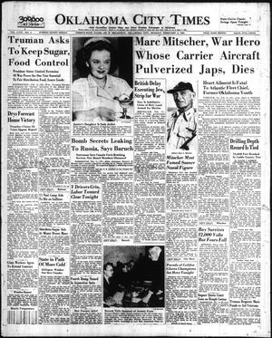 Oklahoma City Times (Oklahoma City, Okla.), Vol. 58, No. 4, Ed. 1 Monday, February 3, 1947