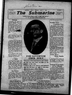The Submarine (Bowell, Okla.), Vol. 3, No. 11, Ed. 1 Friday, May 1, 1914