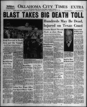 Oklahoma City Times (Oklahoma City, Okla.), Vol. 58, No. 65, Ed. 3 Wednesday, April 16, 1947