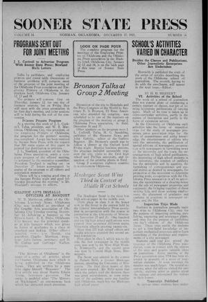 Sooner State Press (Norman, Okla.), Vol. 14, No. 14, Ed. 1 Saturday, December 17, 1921