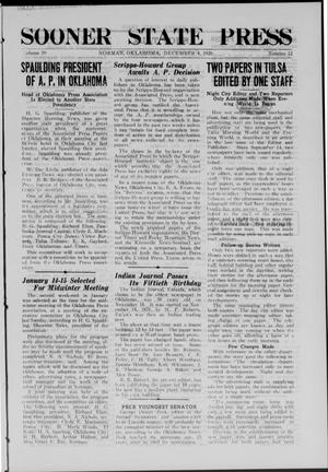 Sooner State Press (Norman, Okla.), Vol. 19, No. 12, Ed. 1 Saturday, December 4, 1926