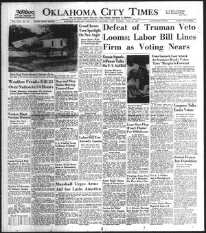 Oklahoma City Times (Oklahoma City, Okla.), Vol. 58, No. 123, Ed. 2 Monday, June 23, 1947